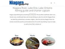 Tablet Screenshot of niagarasportfishing.ca